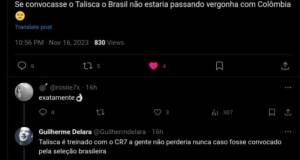 Guilherme delara depois do brasil perder