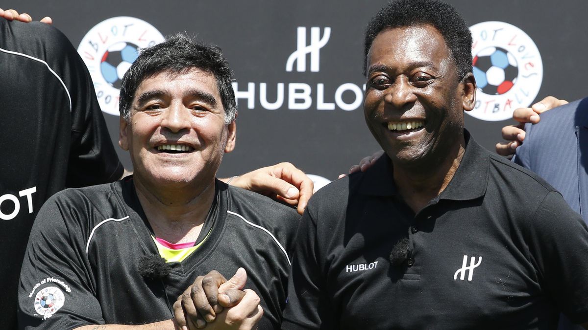 Confirmado Pelé de volta aos gramados ao lado de seu maior rival Maradona